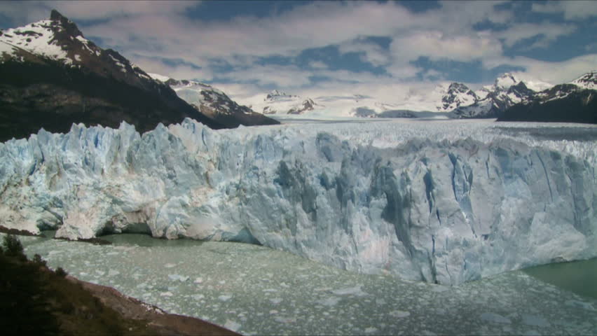 Perito Moreno glacier, El Calafate, Argentina. Time lapse 