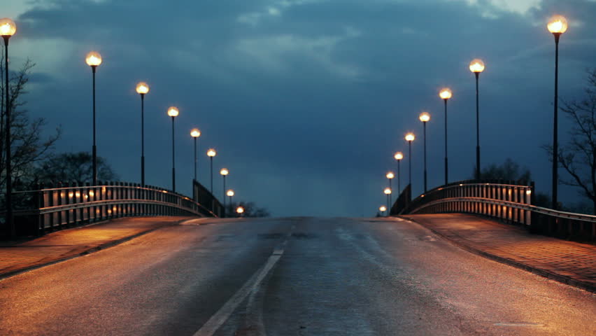 Cars driving by timelapse