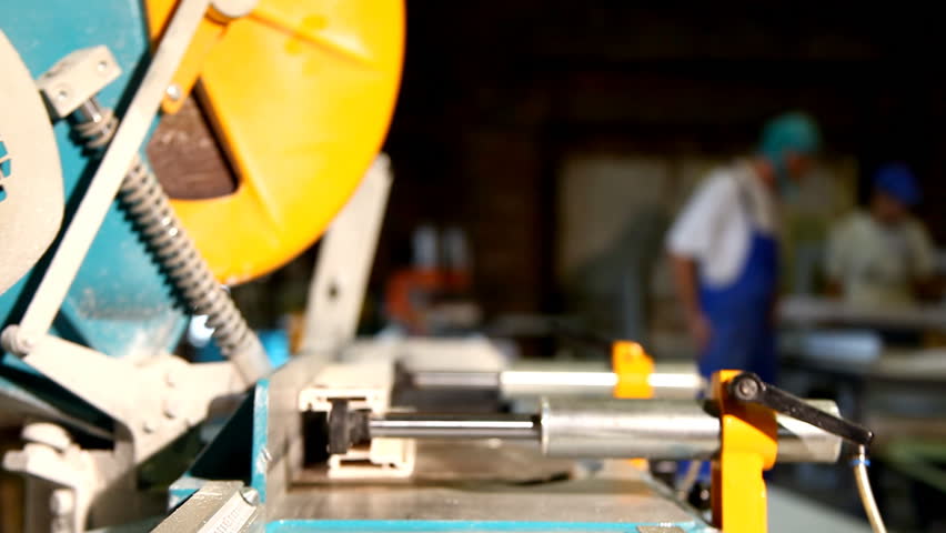 Camera move to saw cut plastic profile