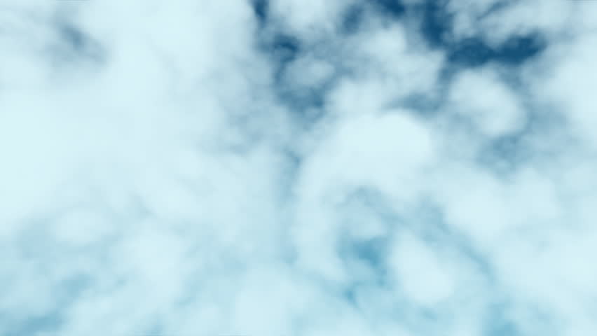 flight through clouds, loop-able 3d animation