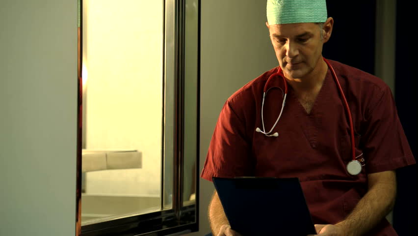 Surgeon giving instructions; HD Photo JPEG