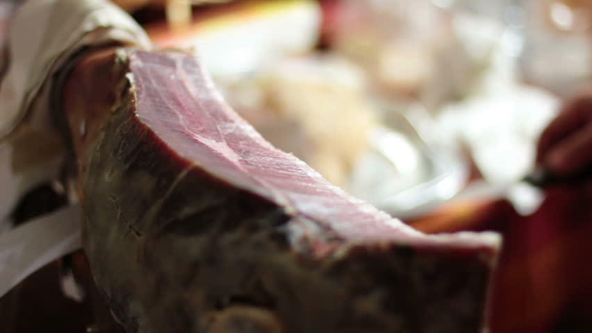 Grocer with ham