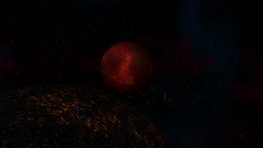 Burning Hot Lava Planet with Orbiting Asteroid Belt