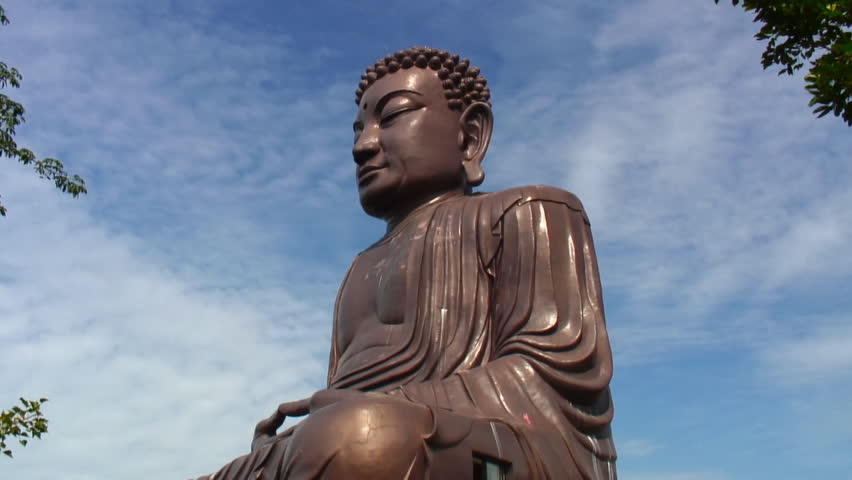 Giant Buddha statue timelapse (progressive scan) 