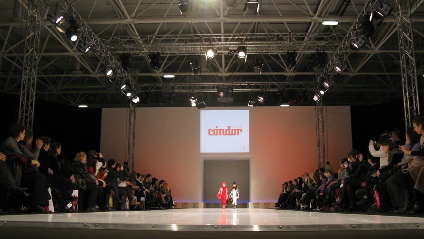 MOSCOW - FEBRUARY 22: Children model new Condor and Mayoral fashion lines on catwalk at the Collection Premiere Moscow (CPM), February 22, 2011 in Moscow, Russia.  Over 1,350 brands of different segments (women's, men's, children's wear, Young Fashion, le