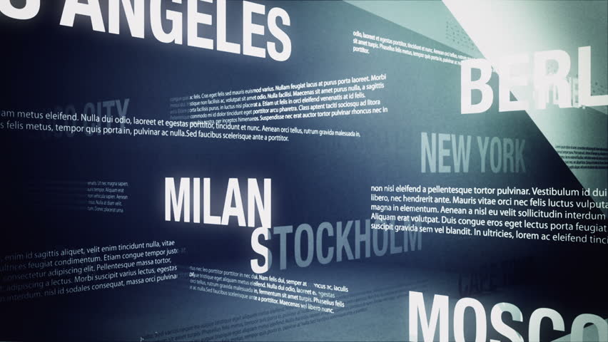 World Cities Background Loop