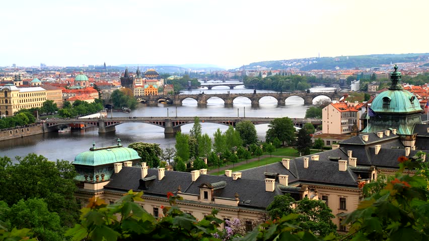 prague sunset