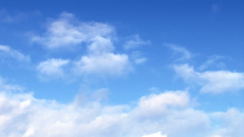 time-lapse of clouds