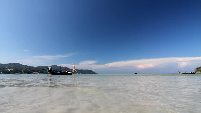 Boats in sea