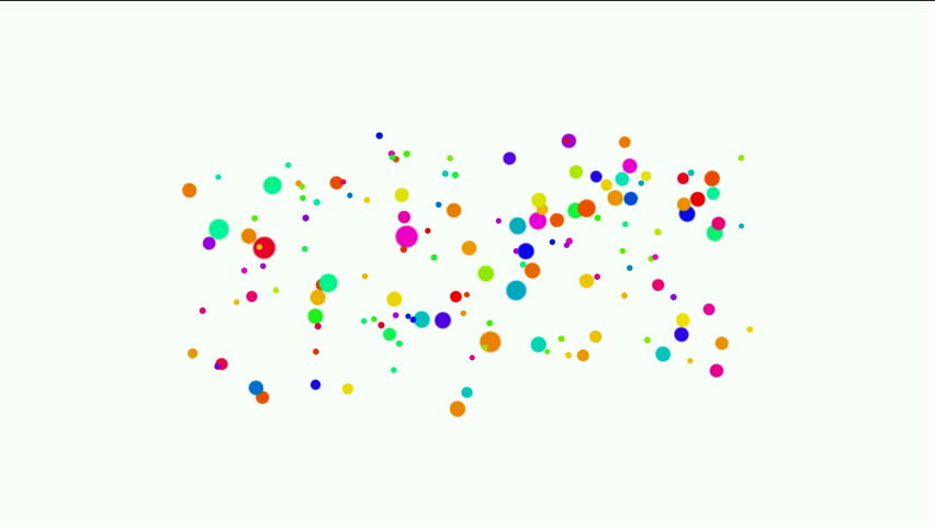 bubble and blister array background,dancing dots and particles,abstract colorful circles loop.