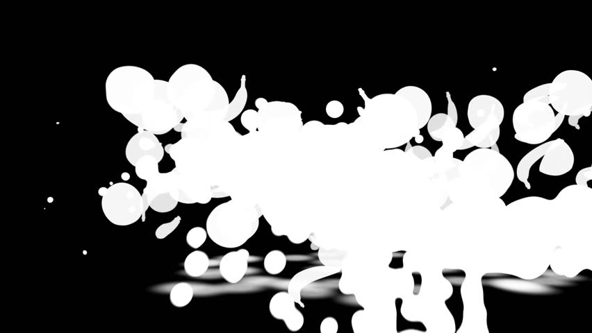 falling tropical fruits with drops of water and alfa channel