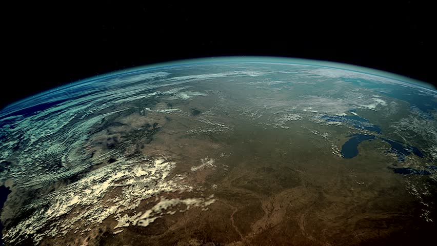 North America flyover.