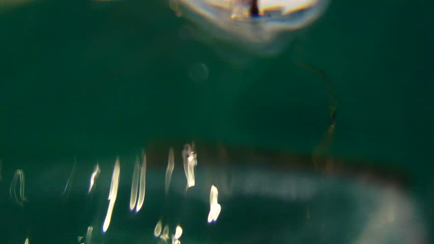 Dive Boat Underwater