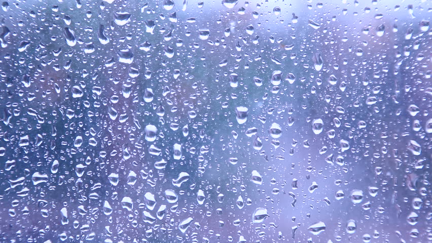 raindrops on the window
