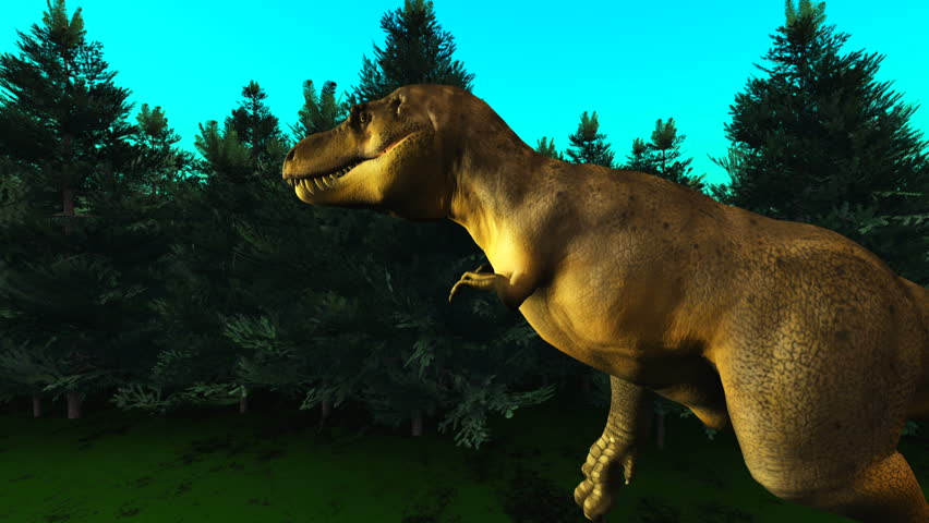 dinosaur running