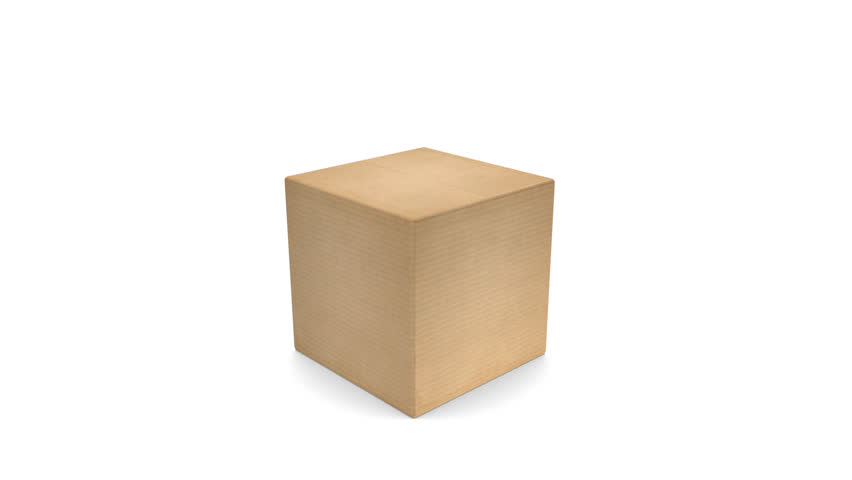 Cardboard Box with Zoom. Opening cardboard box with zoom. Perfect for opening title or background. With alpha matte you can choose whatever background you like.