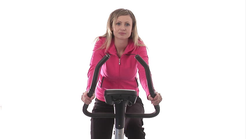 Attractive Female Working Out