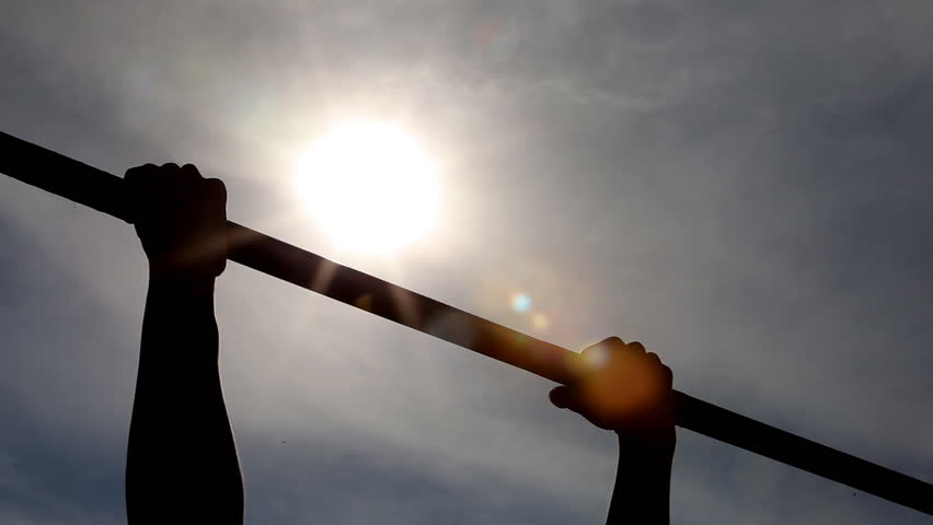 Sport Athlete chin-ups
