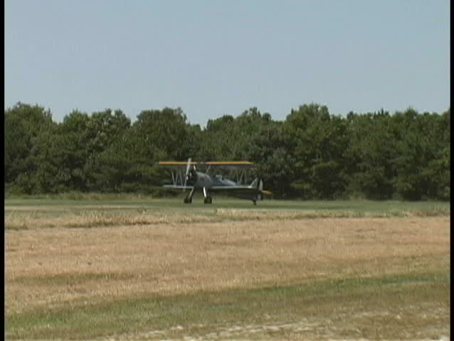 Airplane antique vintage old plane aviation warbird fly pilot landing takeoff take off aviator bi biplane Cessna stearman cub piper museum bird wing flying taxi military aerial flight