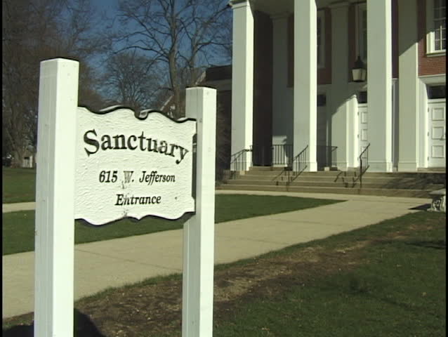 sign for church sanctuary