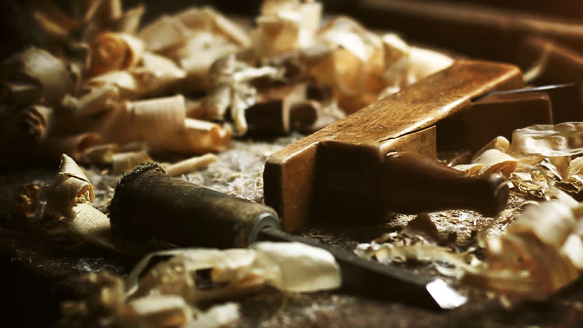 Work in the carpentry shop.