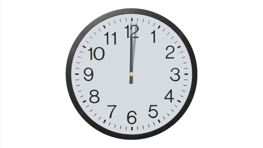 Exploding Clock Time Lapse - twelve hour clock time lapse with exploding numbers and big explosion at the end.
