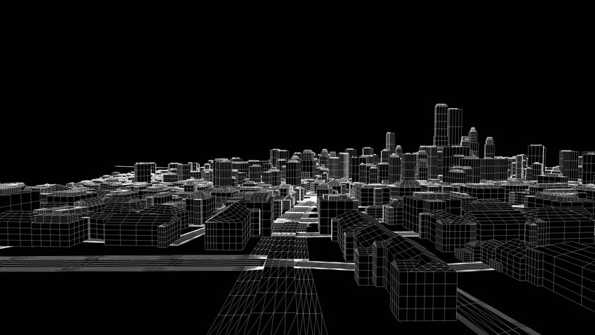 Flying in the sketched city
