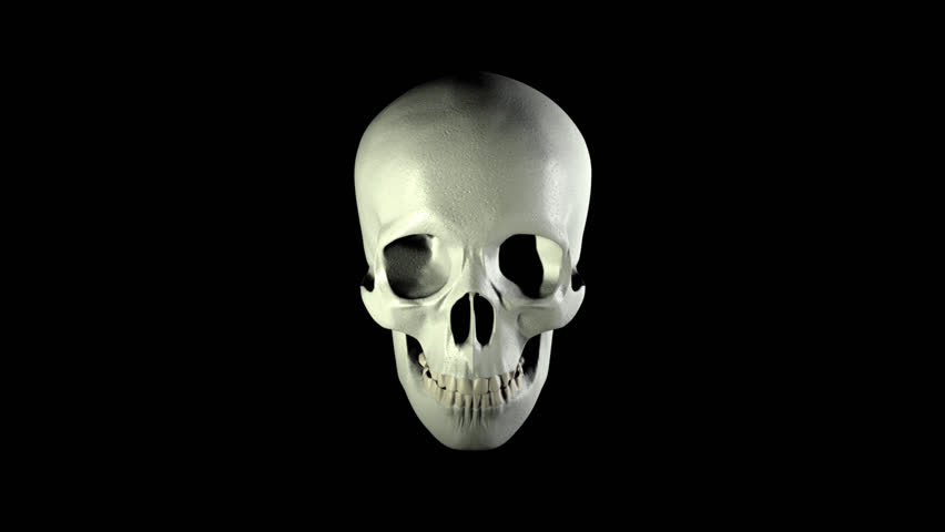 This is a simple animation of a 3d skull that consumes the camera - good for use as an element or transition - available in H D,NT SC,PAL - 2 alpha channels included depending on intended use
