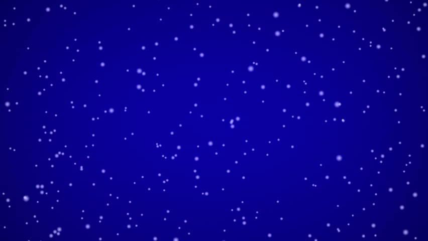 Seamless looping falling snow animation.