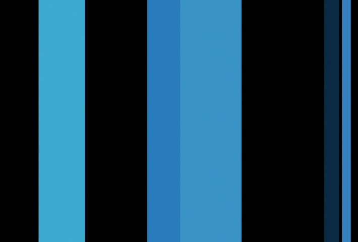 Blue, black and white motion graphic bars