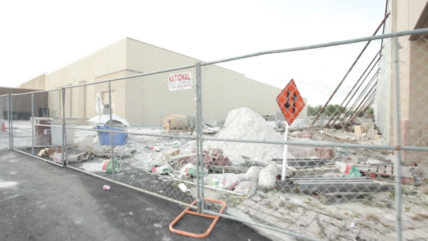 MIAMI, FLORIDA - OCTOBER 3: Camera stabilizer video of a Walmart construction/ reconstruction site October 3, 2011, Miami, Florida, United States. Walmart is virtually recession proof  according to sales during economic downturns. Wal-Mart's stock jumped 