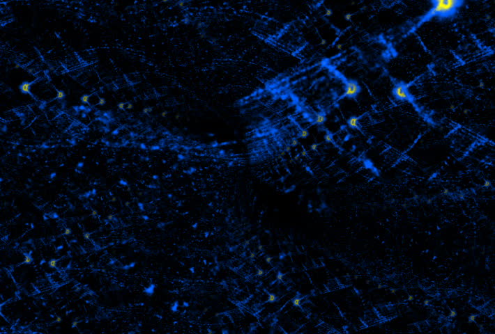 Red and blue scientific dna chain graphic