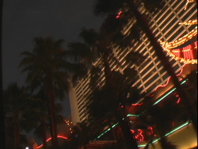 LAS VEGAS - CIRCA 2006: Tracking shot showing the facade of O'Shea's Casino in Las Vegas.