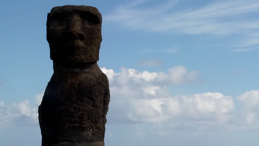 Time lapse of the mystical statues of Easter Island.