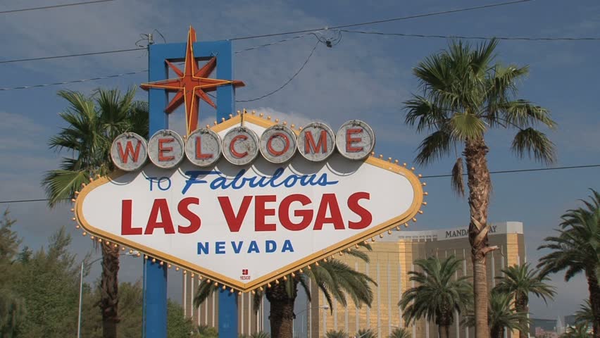 LAS VEGAS, NEVADA - CIRCA OCTOBER 2010: Welcome to Fabulous Las Vegas Nevada sign.