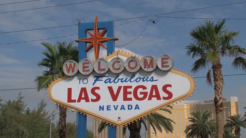 LAS VEGAS, NEVADA - CIRCA OCTOBER 2010: Welcome to Fabulous Las Vegas Nevada sign.