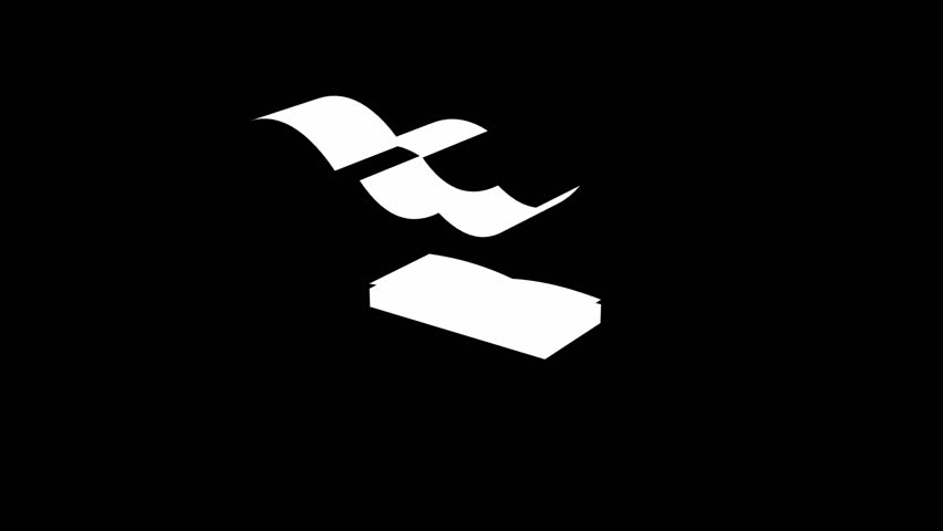 Expenses (flying currency, alpha channel included)