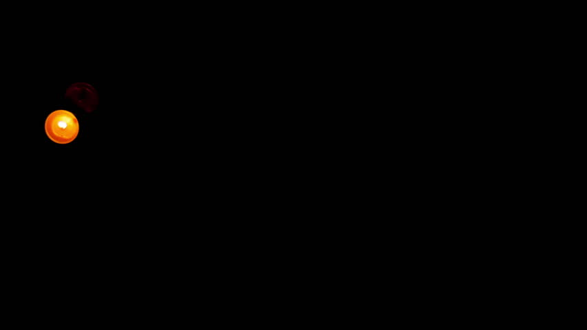 2012 made of colored candles on a black background