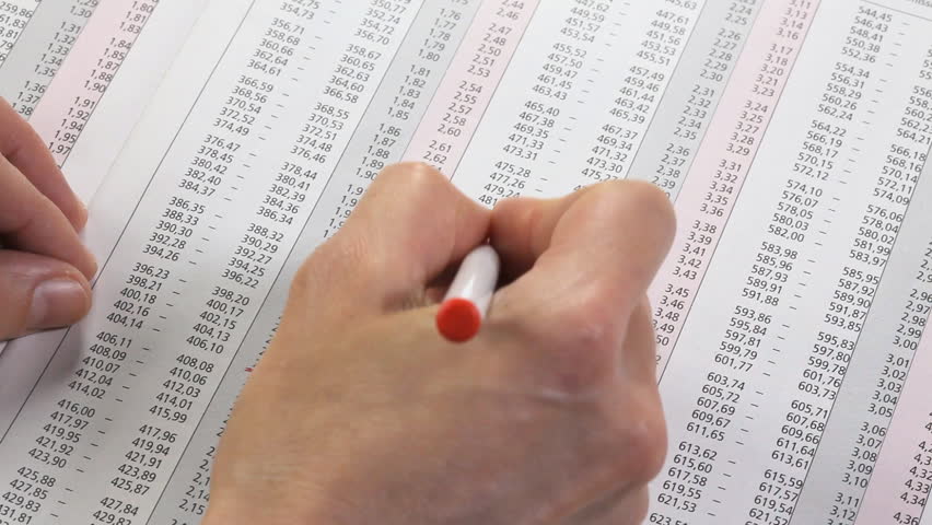 Accounting. Business woman working with  documents.  