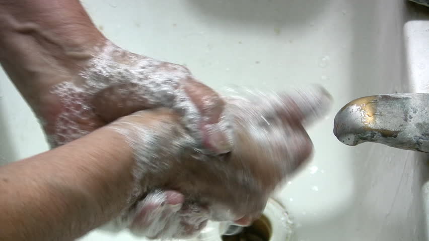 Washing hands