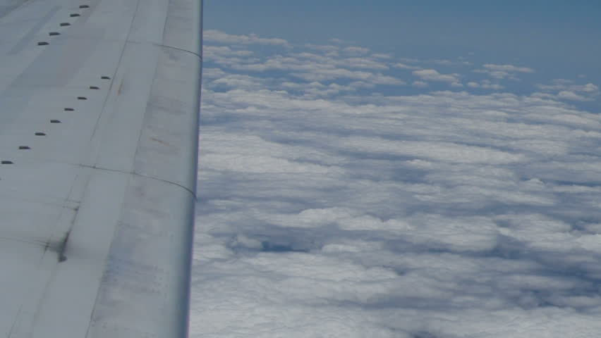 Aerial view of the clouds.