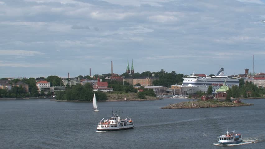 Leaving Helsinki harbor