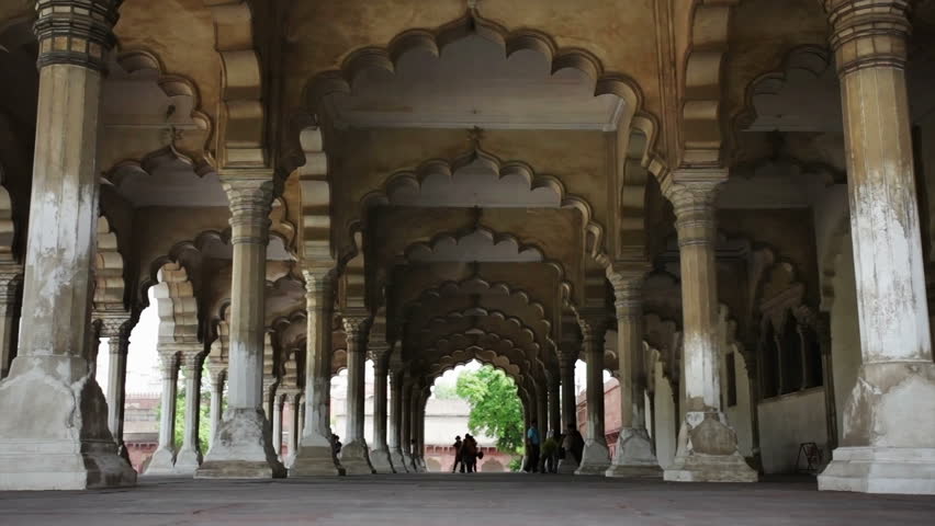 Agra Fort, the hall of public audience, Agra, Uttar Pradesh, India