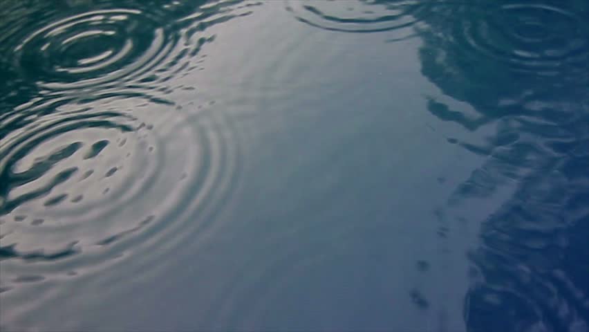 Rain on a lake