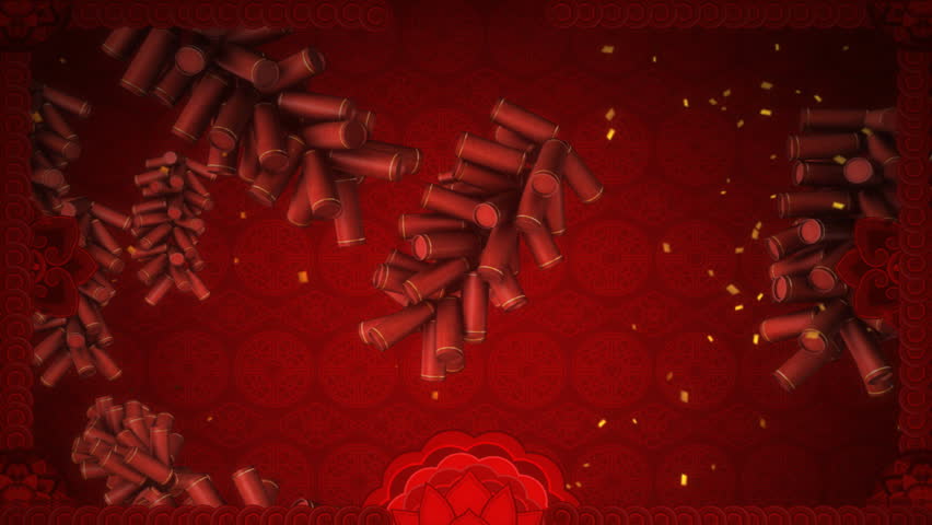 Traditional Chinese lunar new year pattern. 