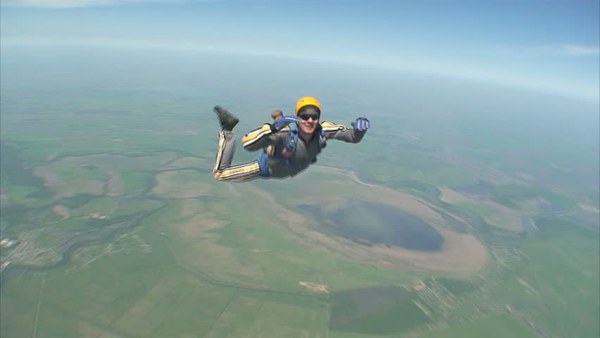 Skydiving video.