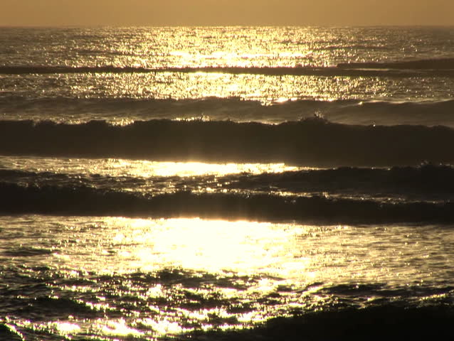 Another Tropical Golden Sunrise on the Beach