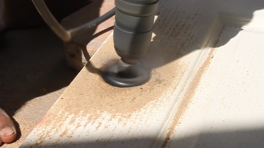 Carpentry tools are used to penetrate the door.