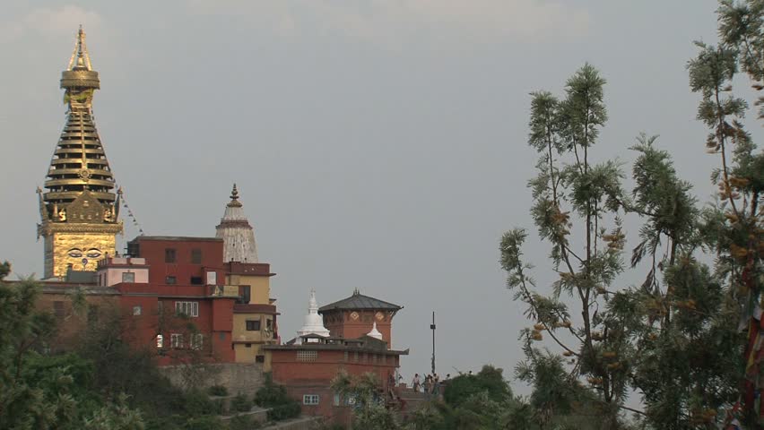 Monkey Temple", Swayambhunath Stupa, Kathmandu, Nepal