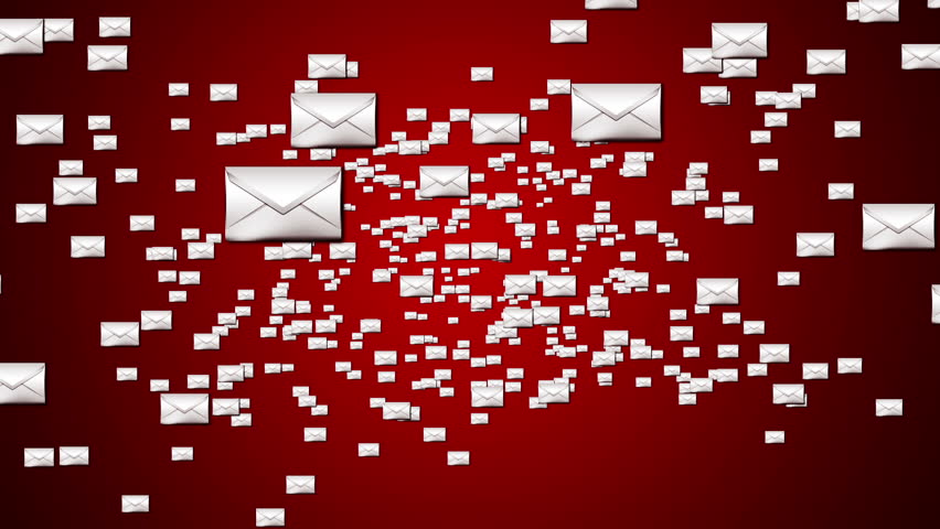 Virus email Infect Red - yellow 